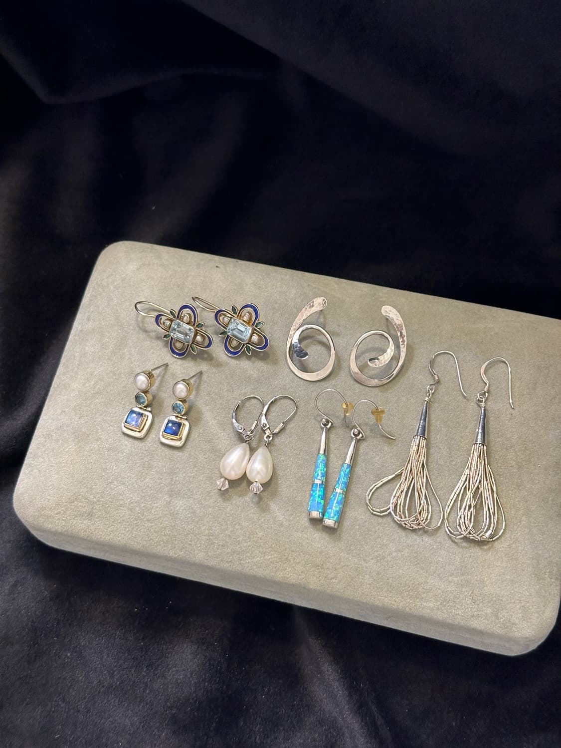 Musta Vintage 925silver earring 상품이미지4