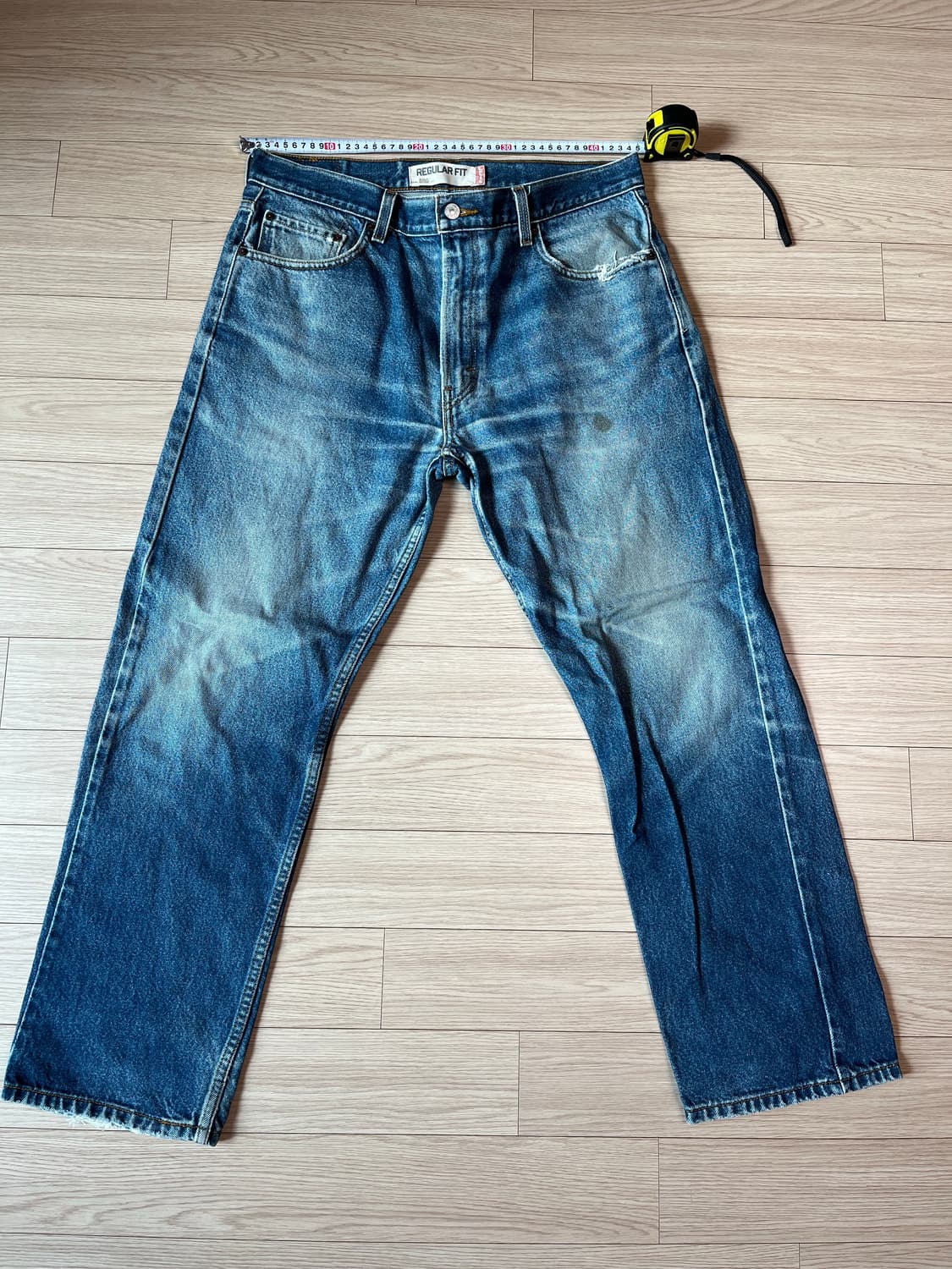 리바이스 505 레귤러핏 데님 W36 상품이미지5