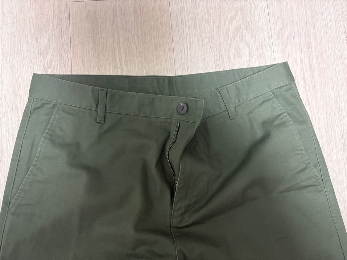 무신사스탠다드 스트레이트 치노팬츠 카키 36사이즈 상품이미지4