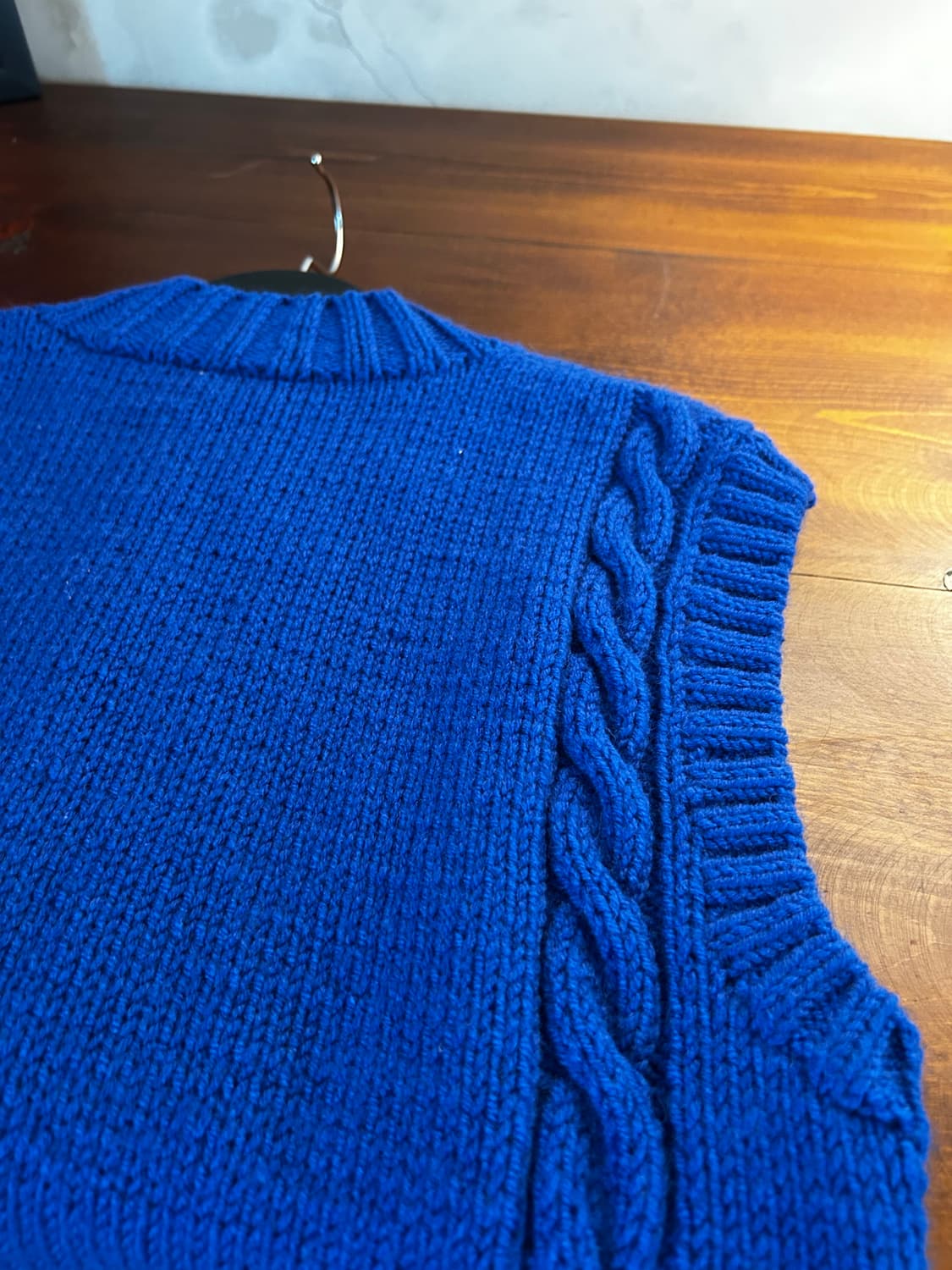 손뜨개 조끼 상품이미지1