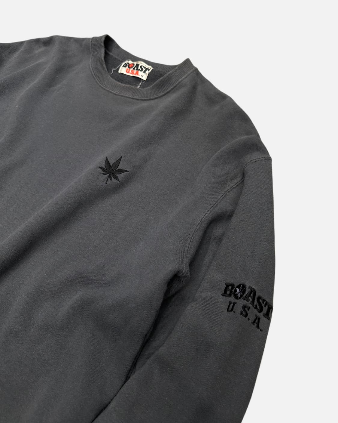 90's arijuana embroidery logo sweatshirt 상품이미지2