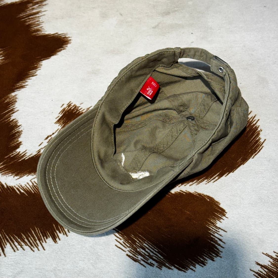 Puma 푸마 립스탑 밀리터리 볼캡 (OS) 카키 상품이미지8