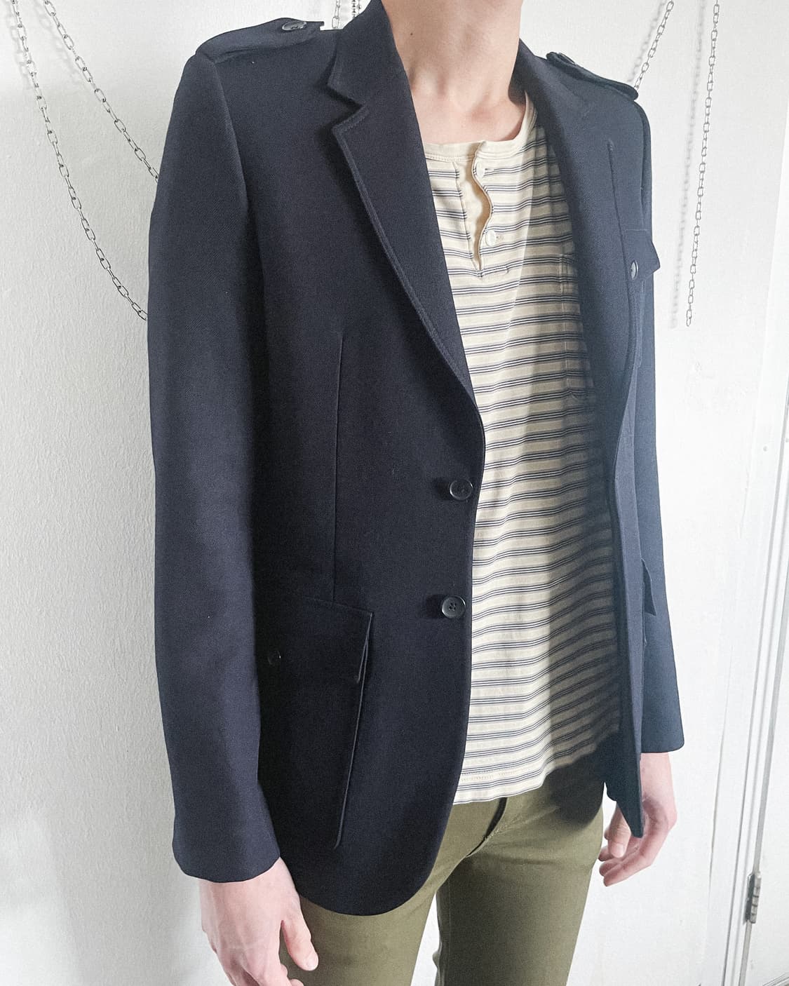 발렌시아가 08 니콜라 게스키에르 밀리터리 견장 자켓 상품이미지3