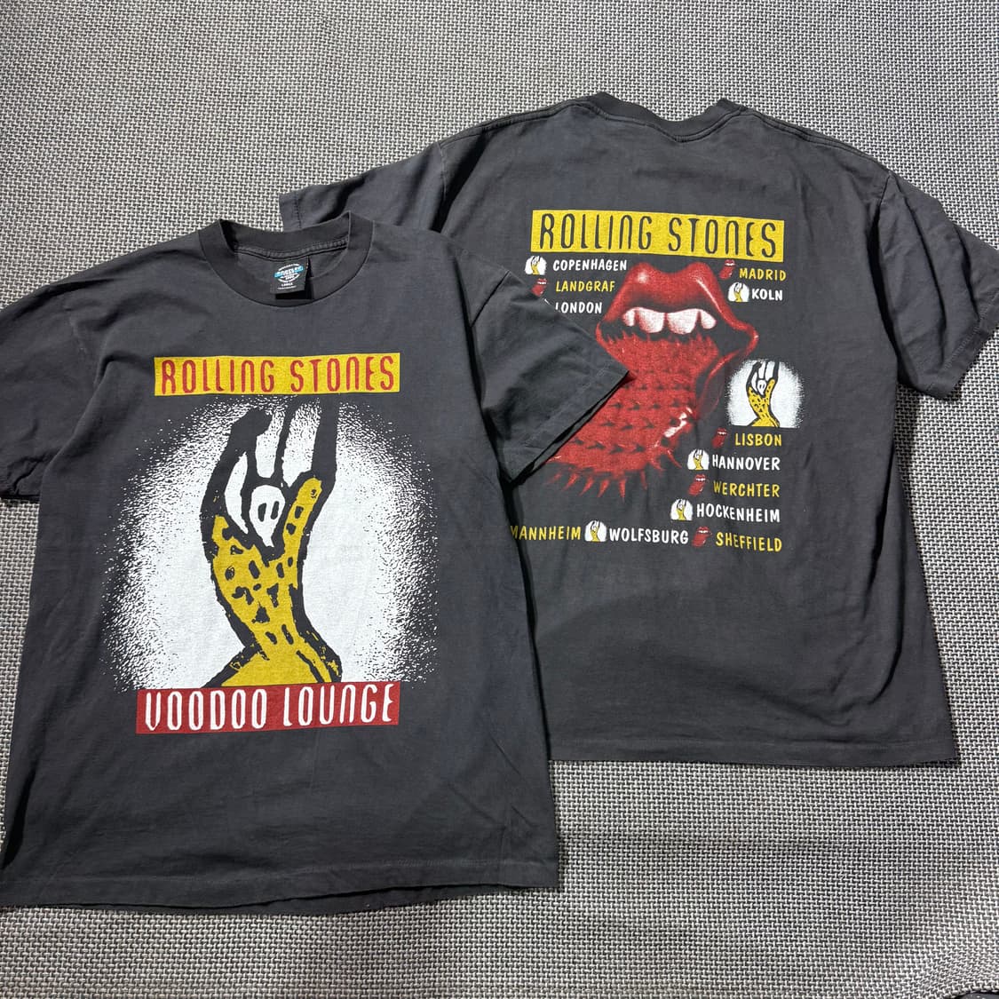 새상품) 롤링스톤즈 락밴드 프린팅 티셔츠 (L/XL) 상품이미지1