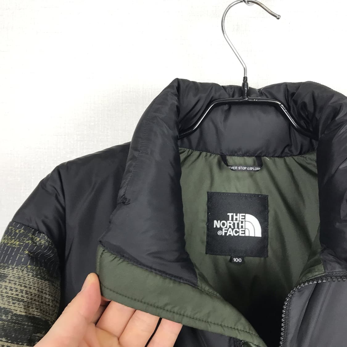 노스페이스 눕시 패딩 점퍼 남성L 상품이미지4
