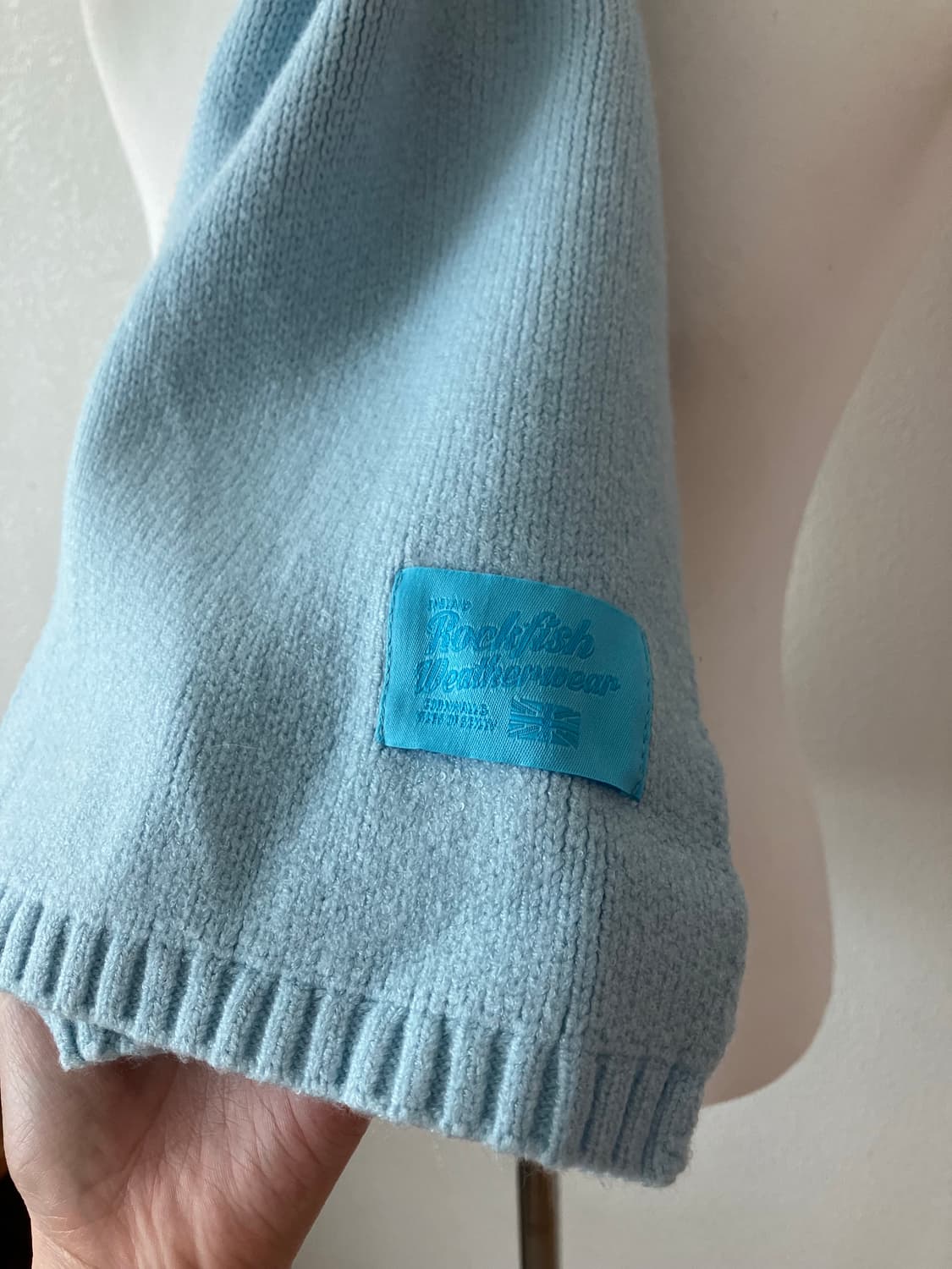 락피쉬 웨더웨어 아이스블루 컬러 목도리 상품이미지3