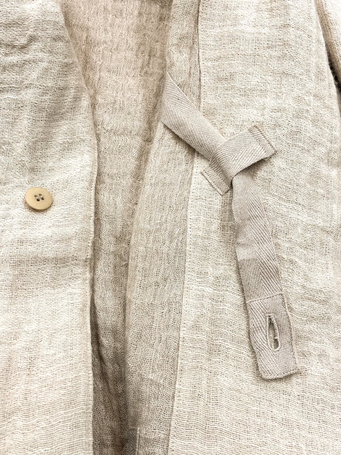 이세이 미야케 haat 린넨 블렌디드 롱 자켓 상품이미지5