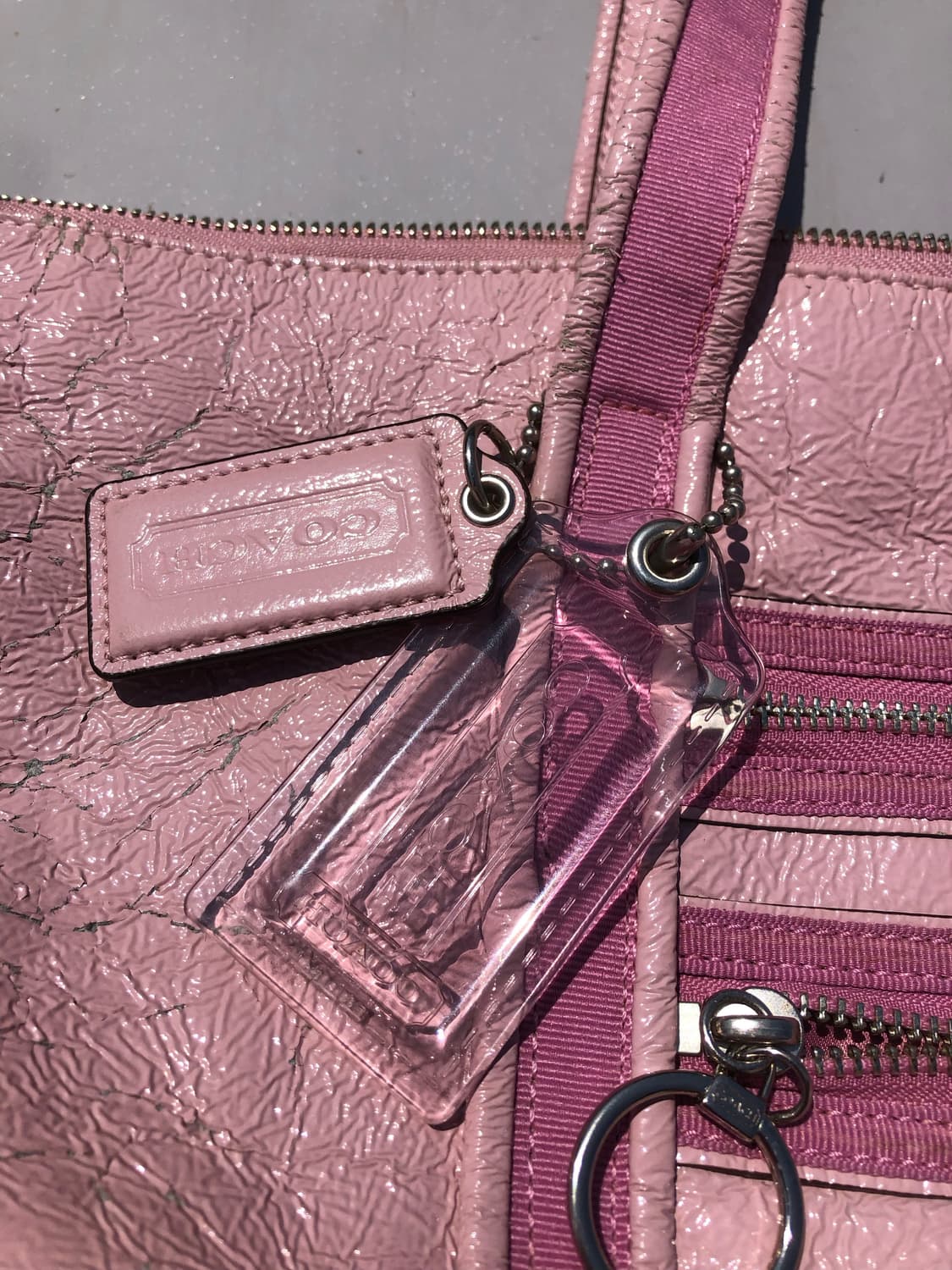 coach pink puppy bag  상품이미지3