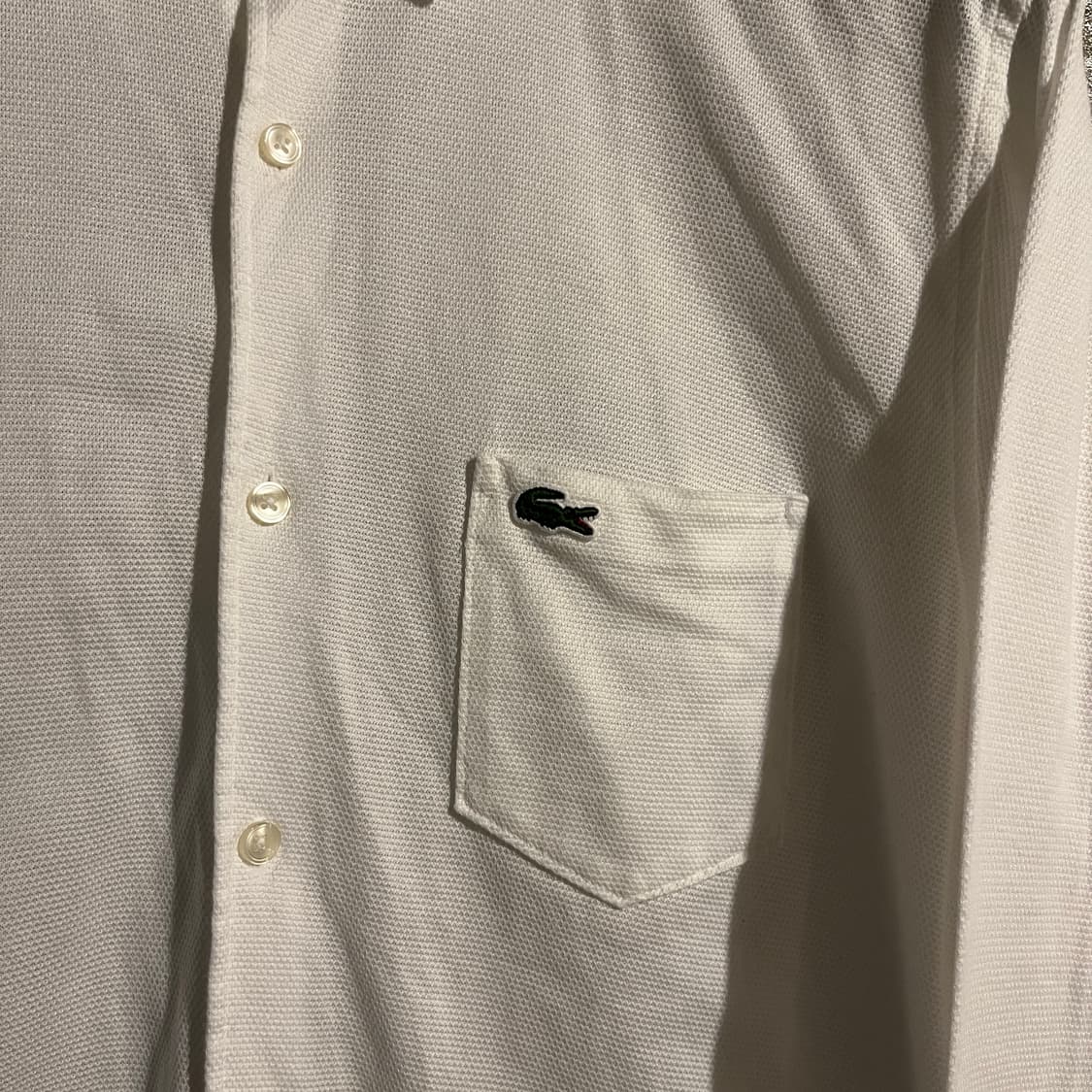 라코스테 화이트 셔츠 상품이미지2