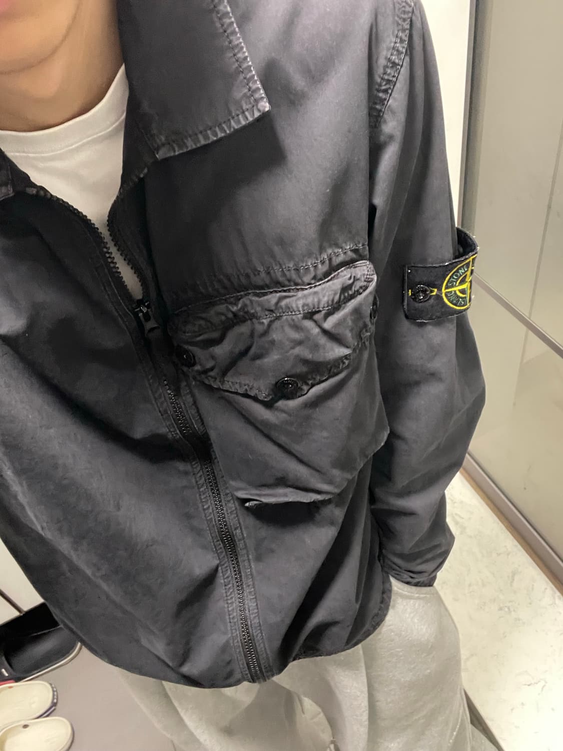 스톤아일랜드 올드이펙트 오버셔츠 자켓 상품이미지1