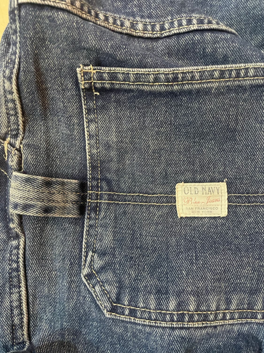 00s Old Navy 빈티지 카펜터 데님팬츠 33x30 상품이미지10