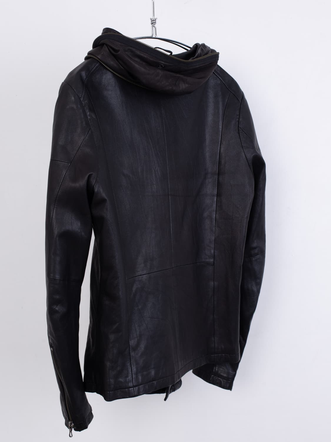 TORNADO MART ASYMMETRICAL LEATHER JACKET 상품이미지10
