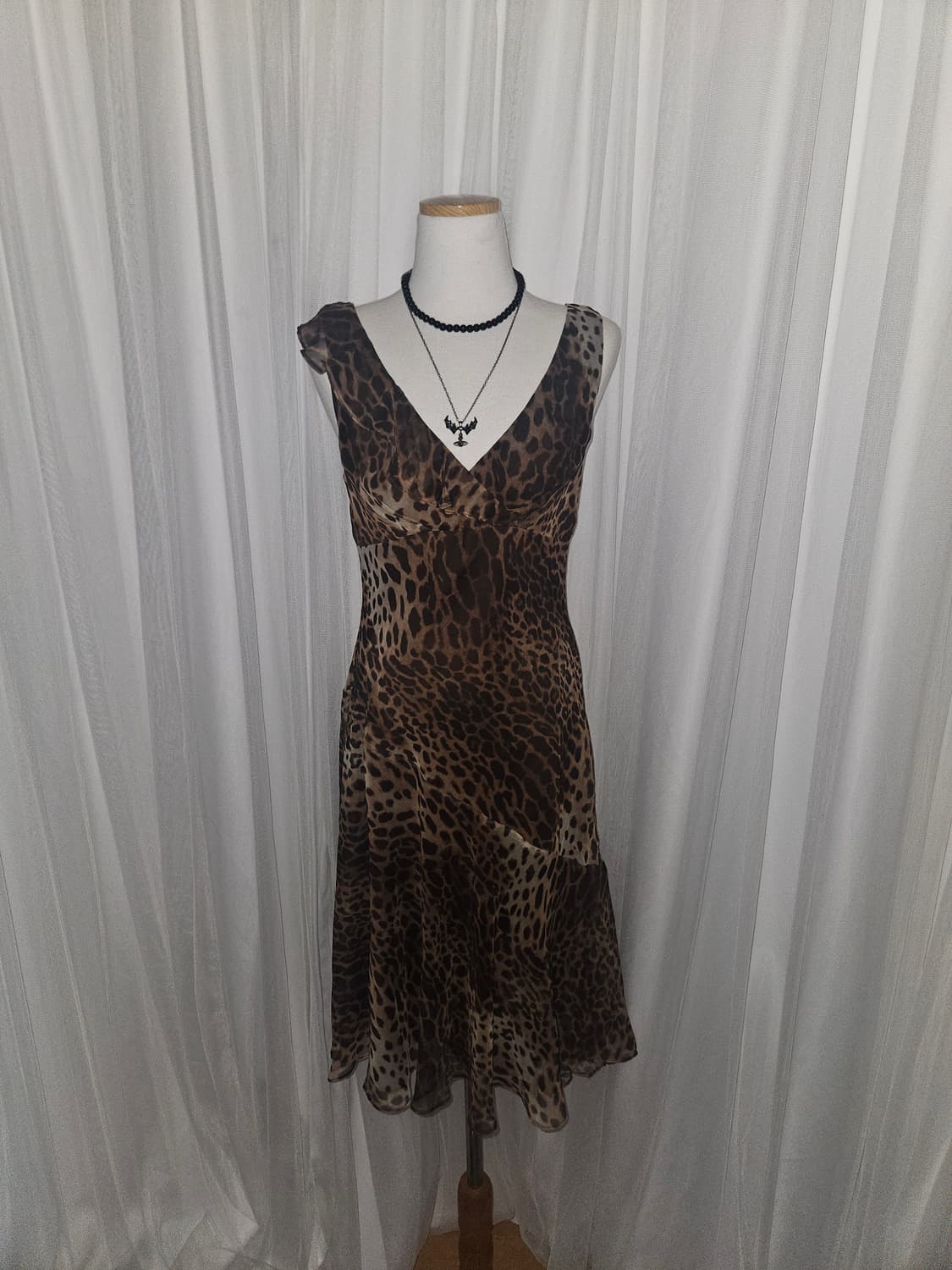 mica 레오파드 오네갸루 드레스 상품이미지2