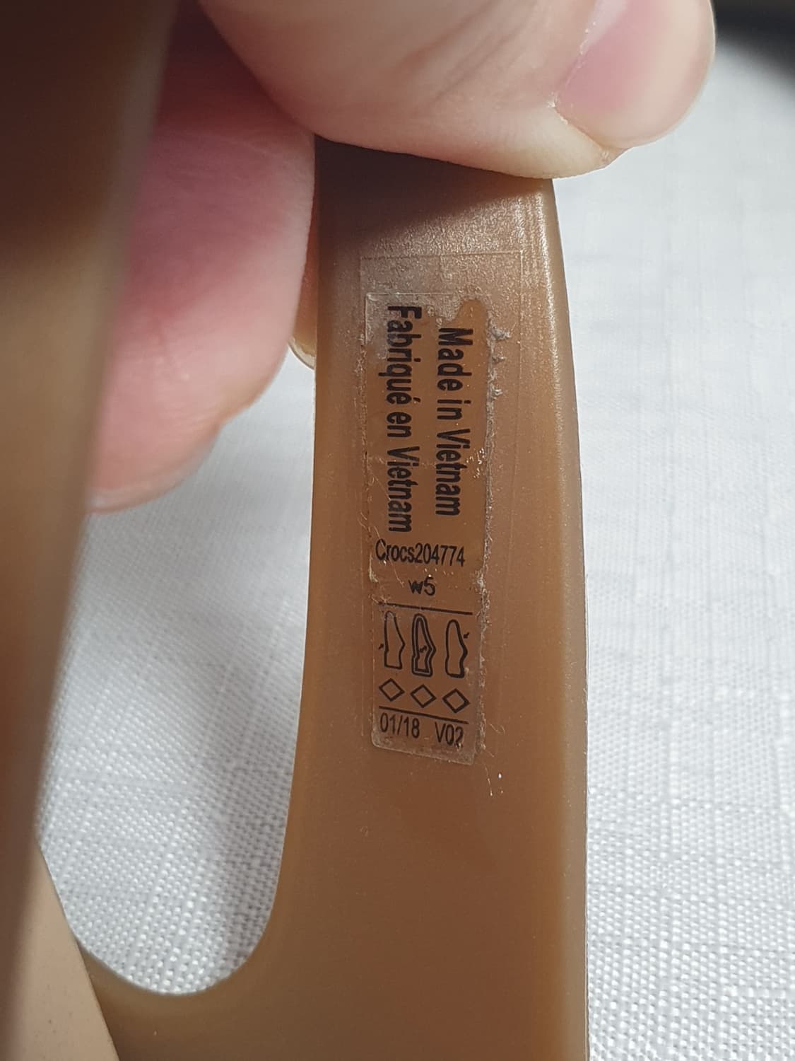 크록스 이사벨라 젤리 슬링백 미니웨지 브론즈 220mm 상품이미지10