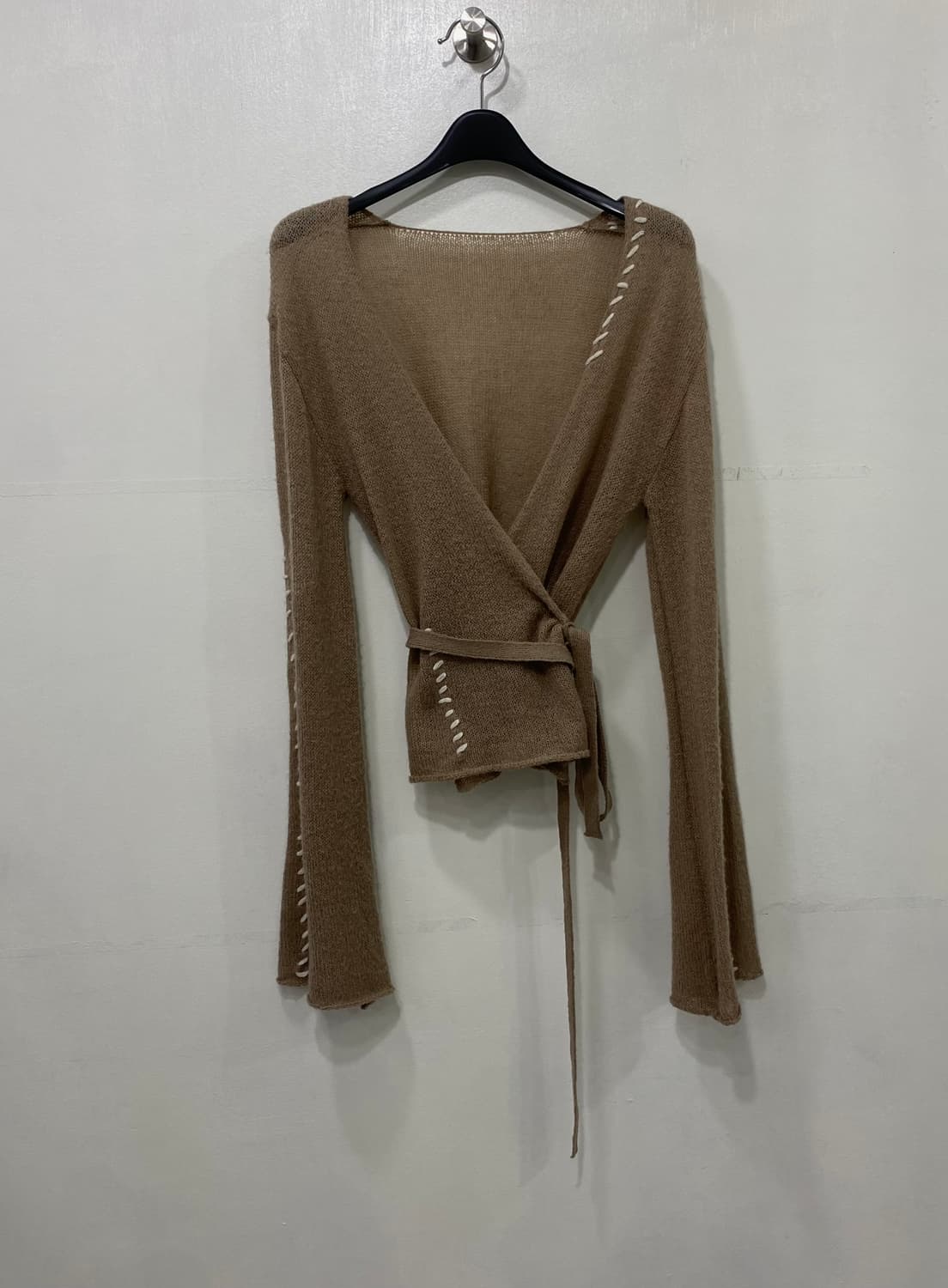 마뗑킴 랩 가디건 블랙 F 상품이미지2