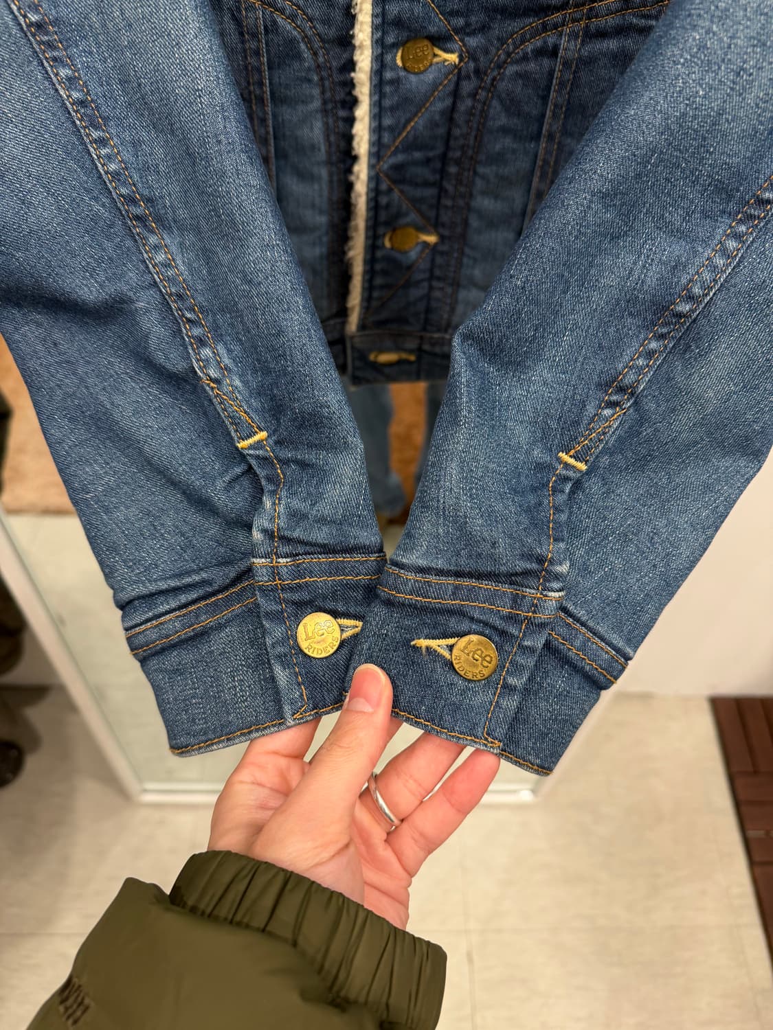 Lee 리 스톰라이더 쉐르파 데님 트러커 자켓 상품이미지5