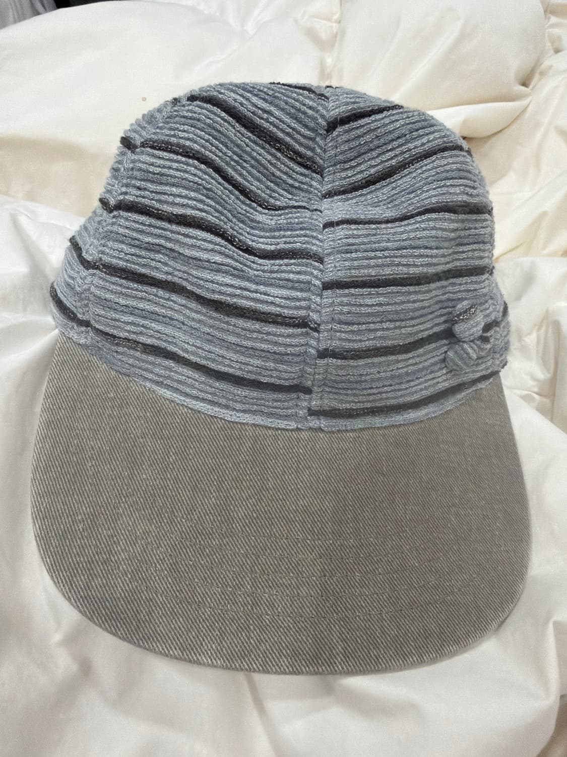 코이세이오 피치 스트라이프 캡(그레이) 상품이미지2