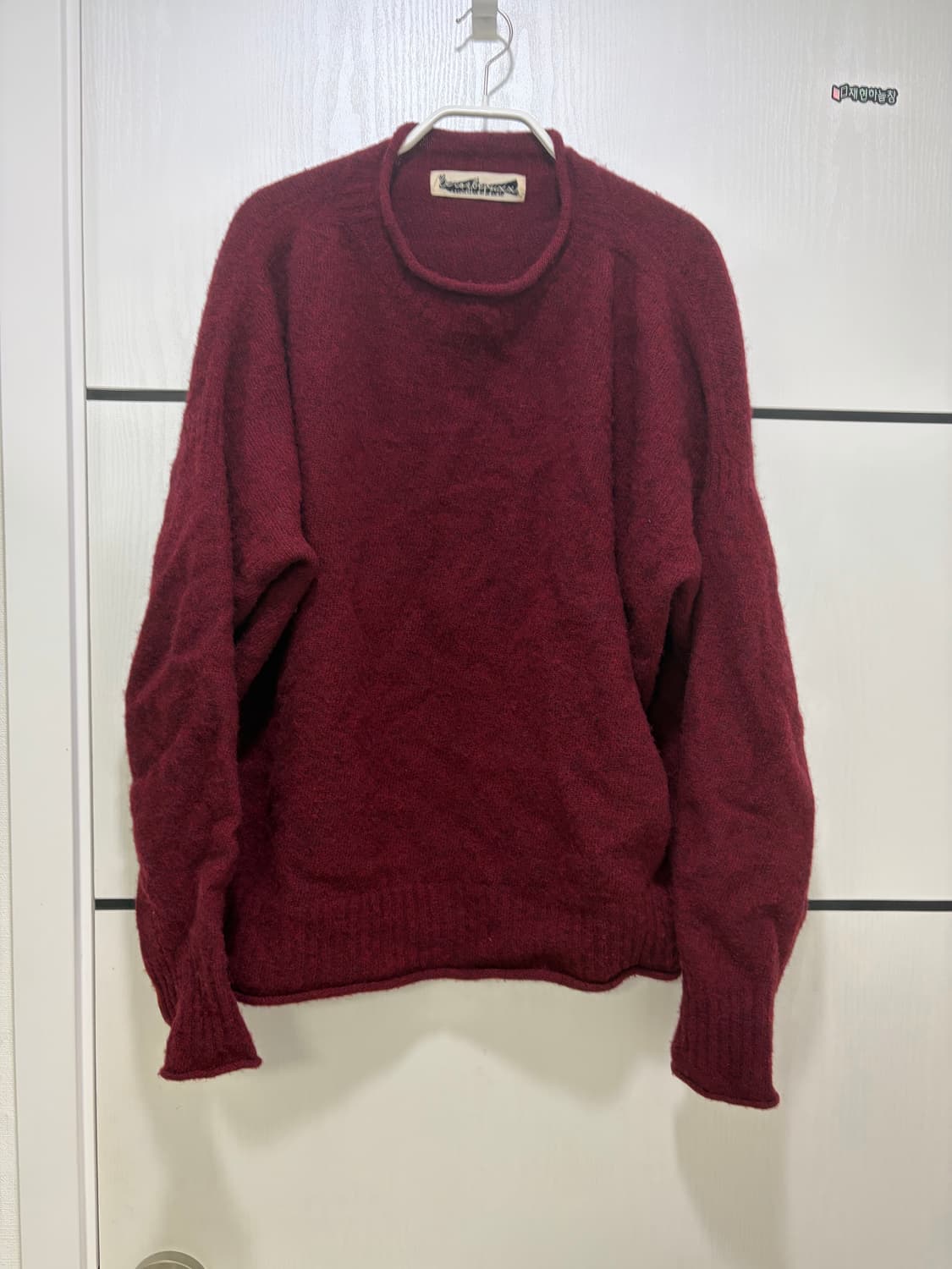 Lcbx 피셔맨 니트 레드 상품이미지1