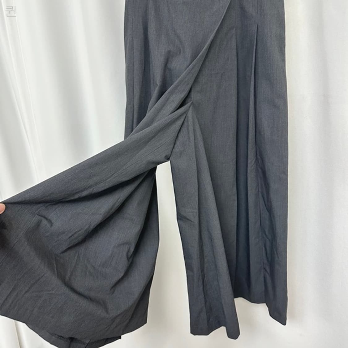 지스튜디오 여자 통넓은 슬랙스 바지 그레이 76(구66) 상품이미지5