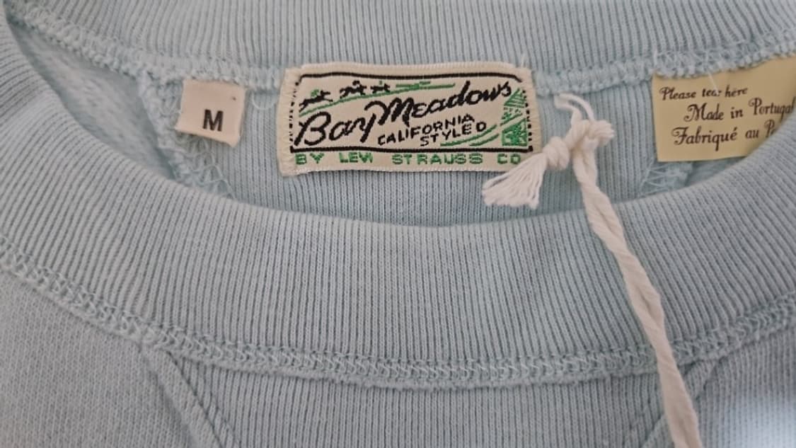 리바이스 LVC 1940's 베이 메도우 스웨트셔츠 스타라이트 블루 M 상품이미지6