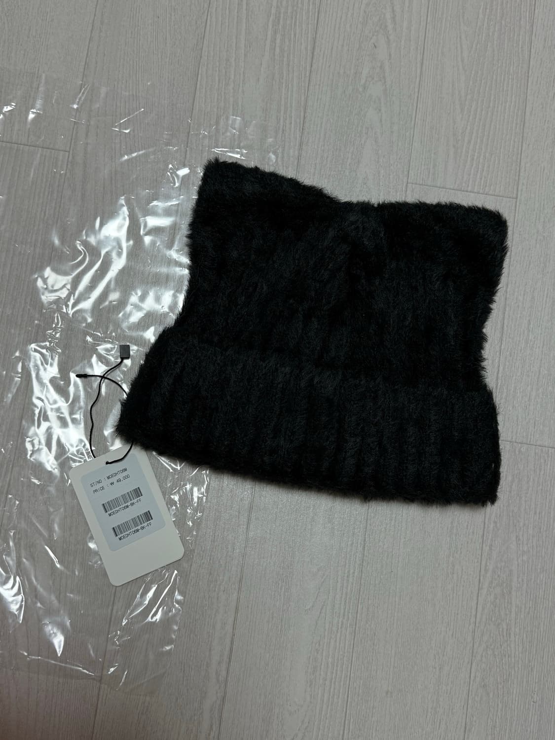 마리끌레르 퍼 니트 롤업 비니, 캣 비니 상품이미지3