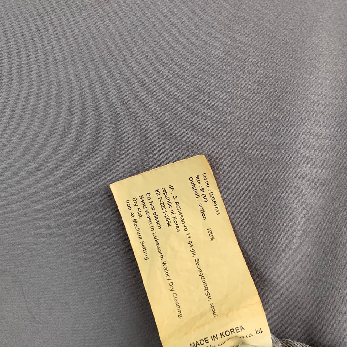M 30인치 유니폼브릿지 흑청 스트레이트 일자 데님 청바지 상품이미지6