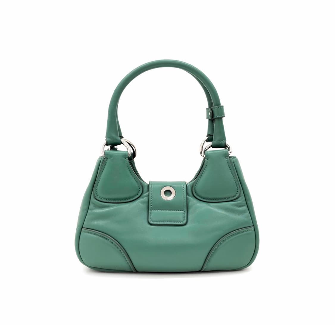 프라다 여성 문백 패딩 패디드 나파 레더 숄더백 크로스백 가방 망고 그린 상품이미지3