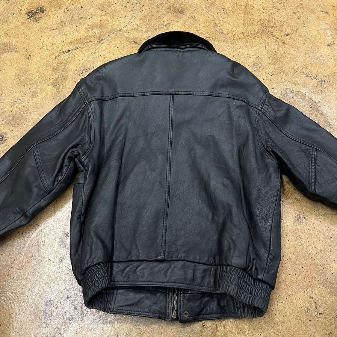 [ L ] 빈티지 퍼카라 가죽 레더 자켓 b18 상품이미지4