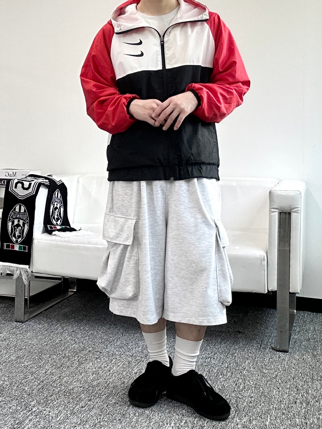 나이키 더블 스우시 우븐자켓 L  상품이미지3