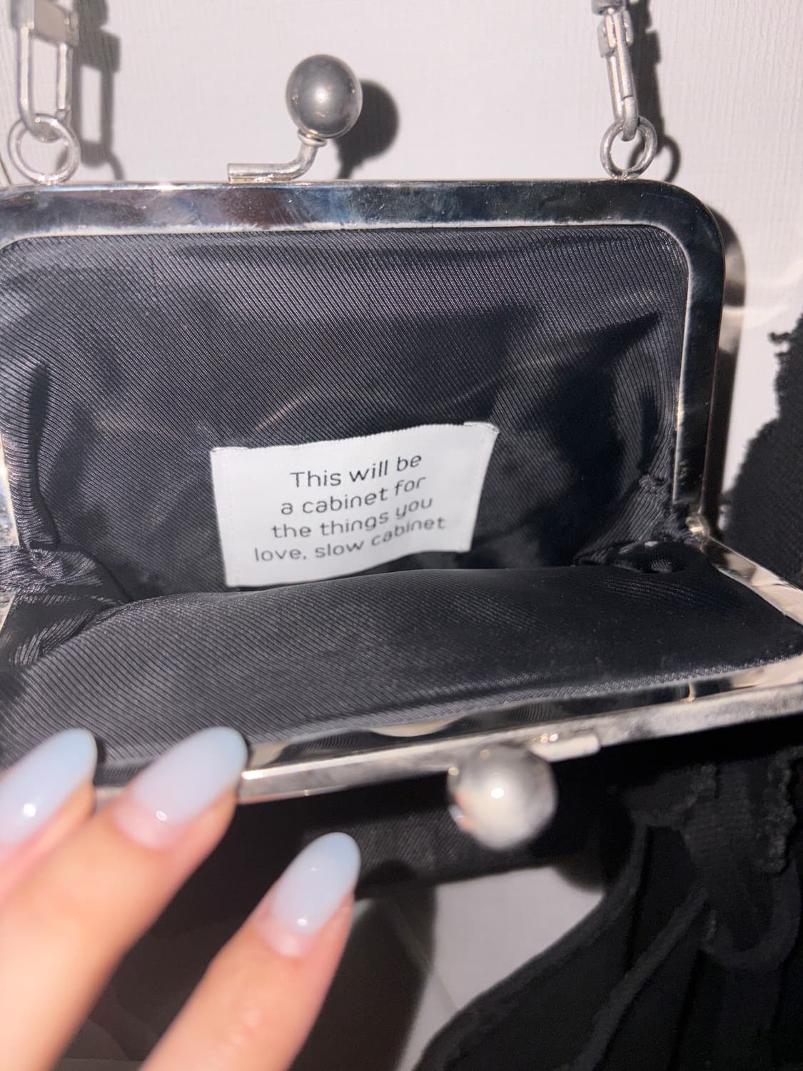 슬로우캐비닛 리본 숄더 크로스백 상품이미지2