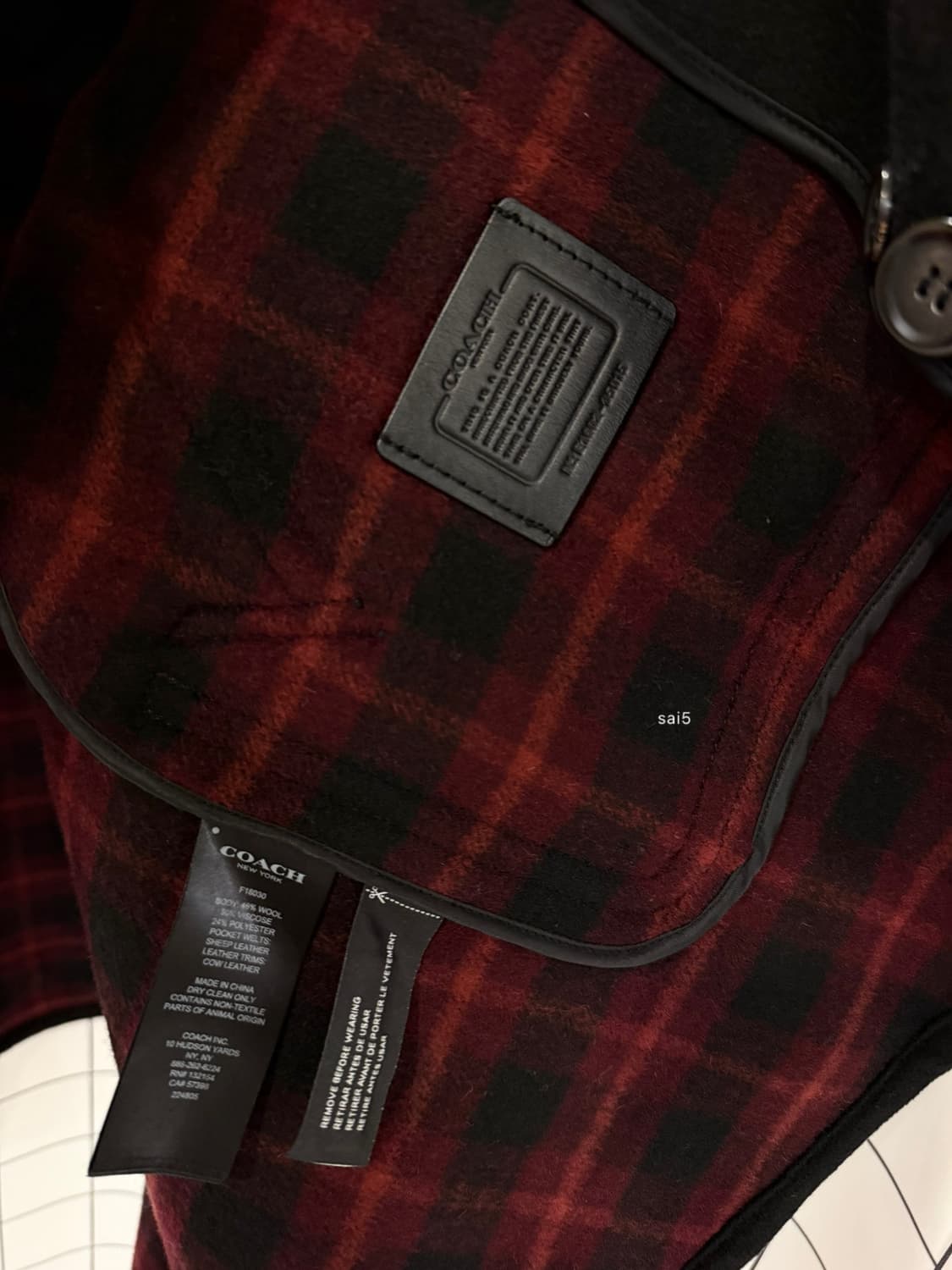 코치 후드 케이프코트 상품이미지6