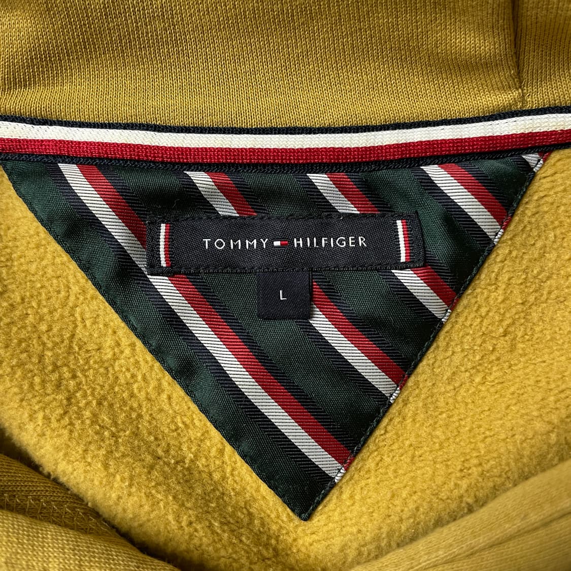 TOMMY HILFIGER 토미힐피거 머스타드 기모 후드티 A00547 상품이미지9