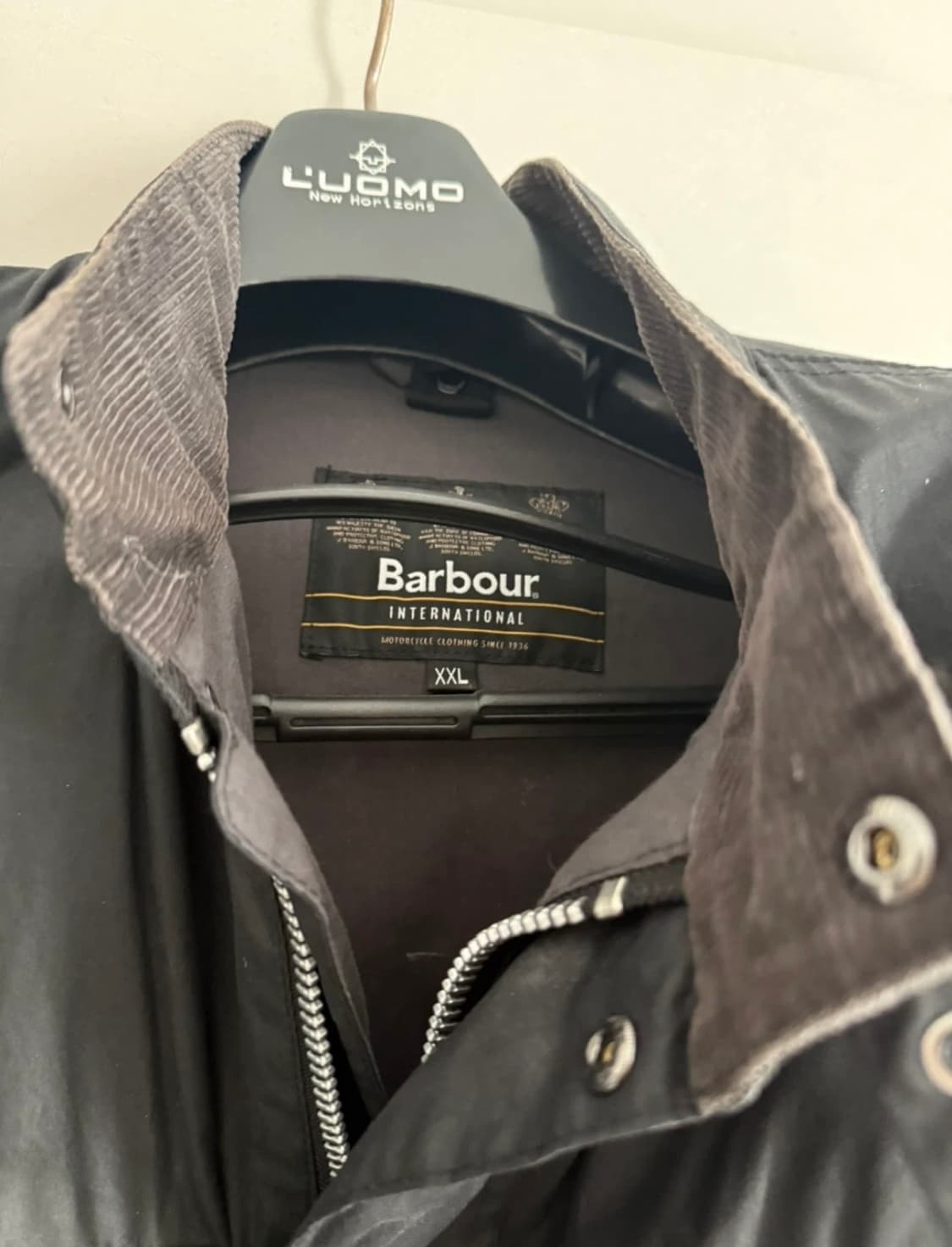 바버 인터내셔널 블랙 자켓 XXL 상품이미지2