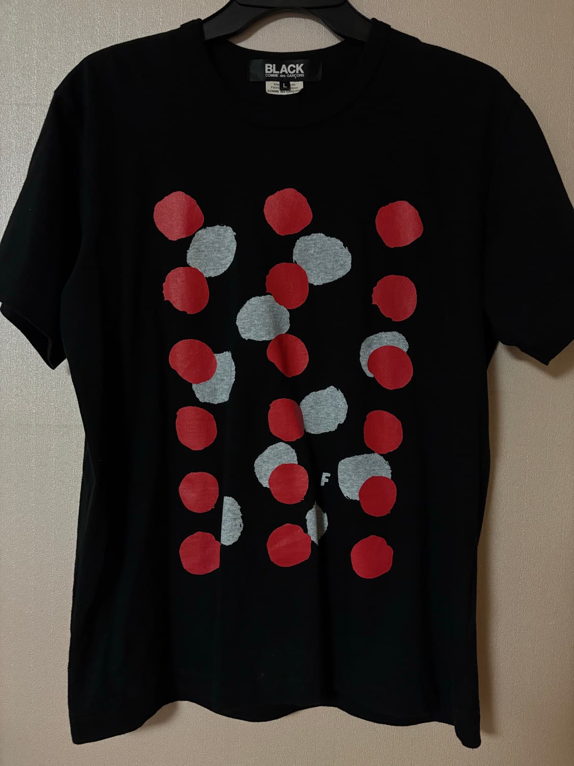 꼼데가르송 블랙 T-shrit 상품이미지2