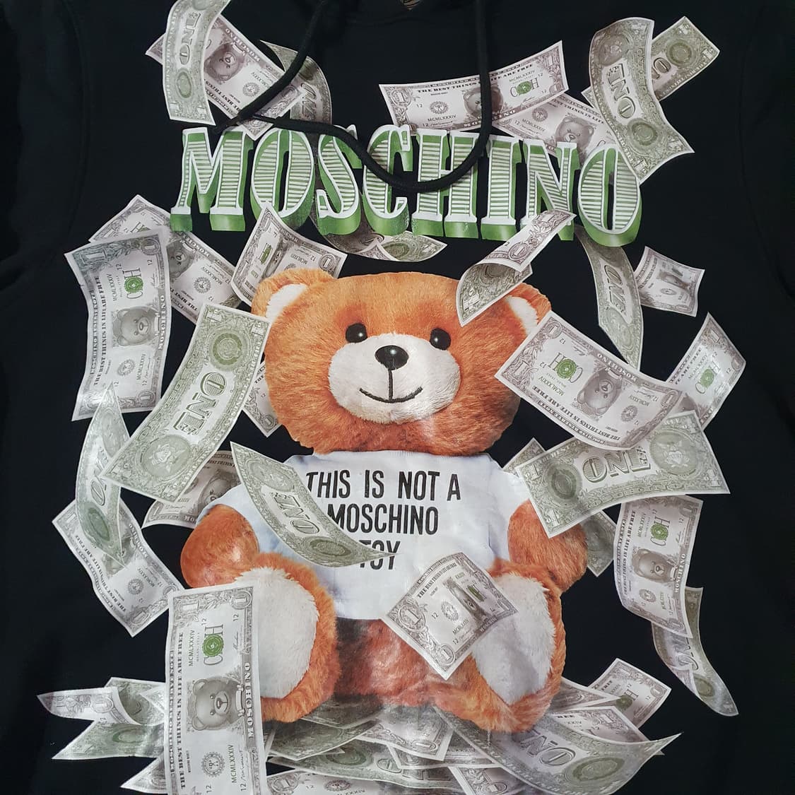 모스키노 달러 테디베어 후드티 F 상품이미지4