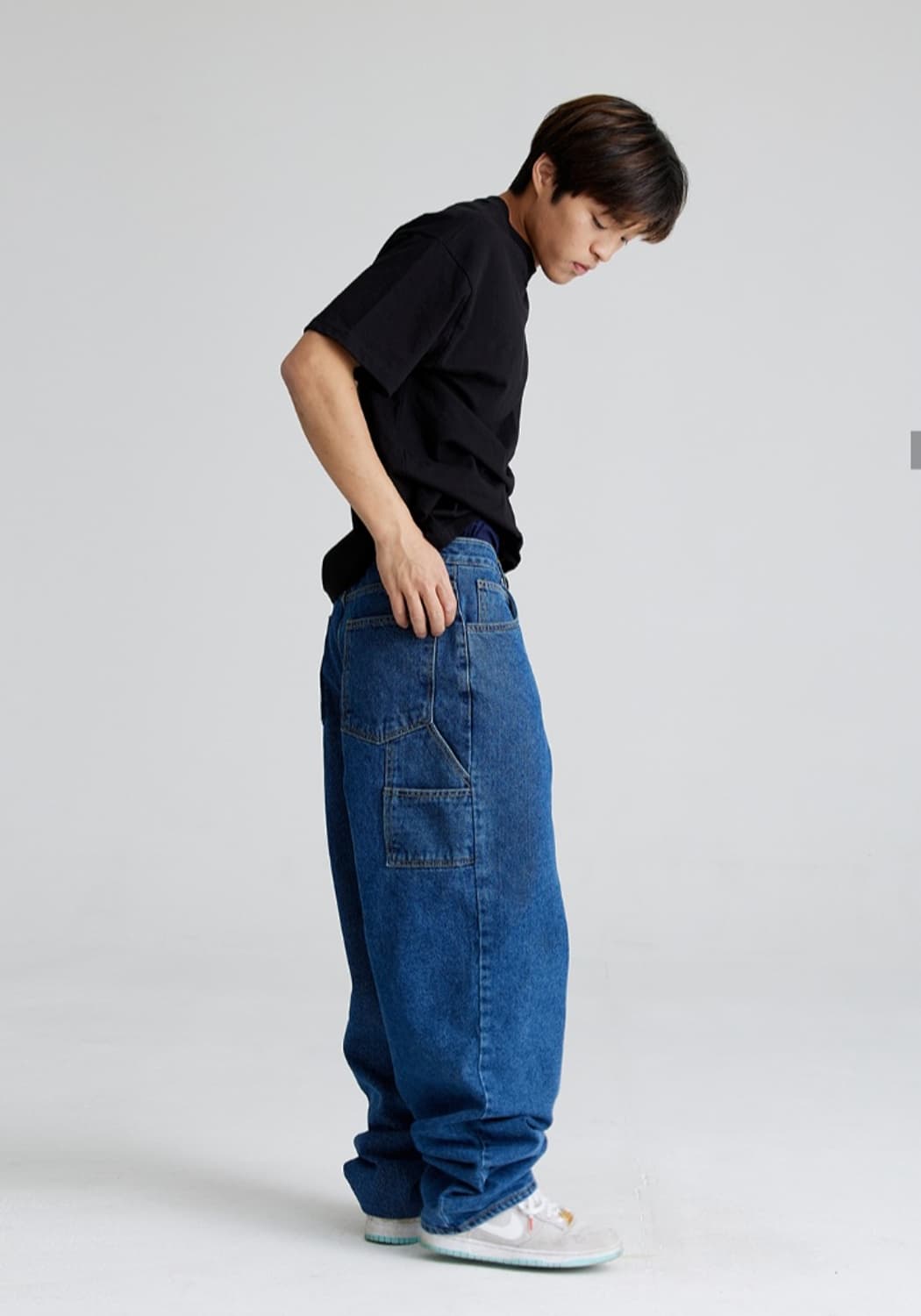 비에스레빗 카펜터 루즈핏 청바지 상품이미지1