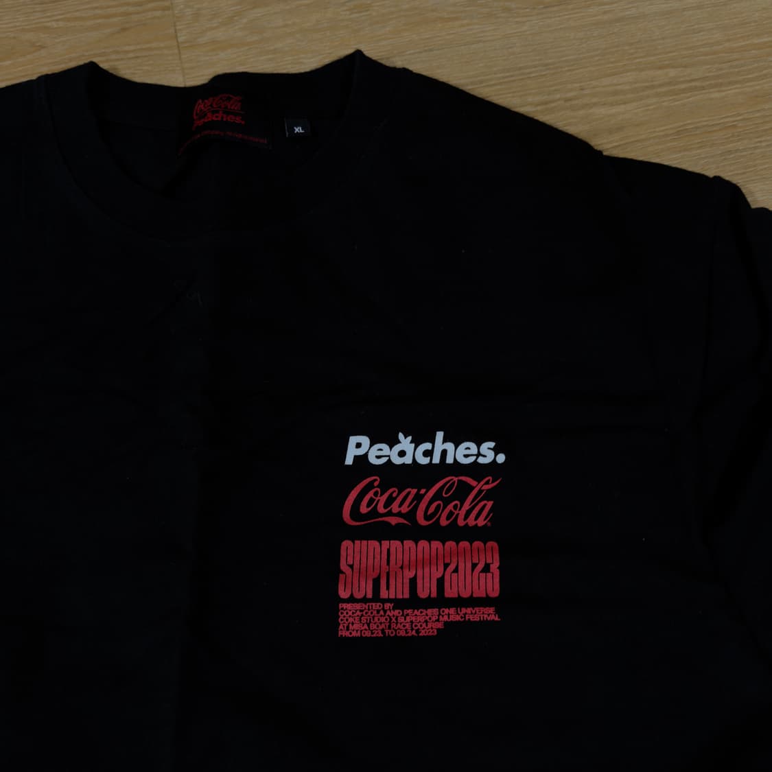 Coca cola Peahes Superpop 티셔츠 XL 상품이미지2