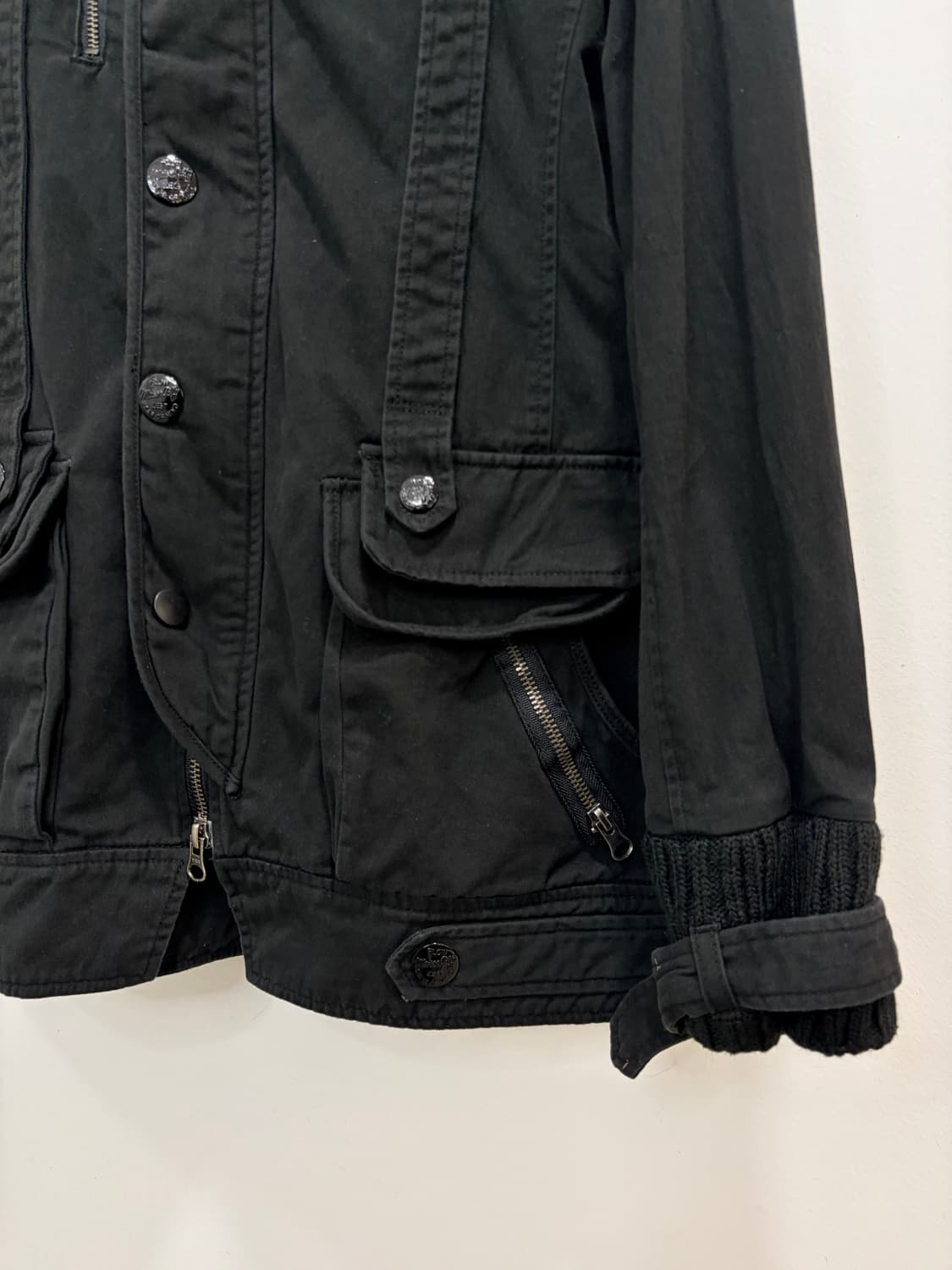 Maison Gilfy 블랙 그런지 펑크 자켓 상품이미지6