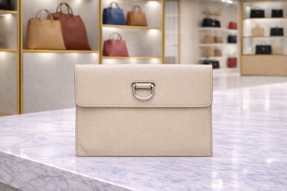 [A급] 버버리 D링 가죽 클러치 판매합니다!!! 상품이미지1