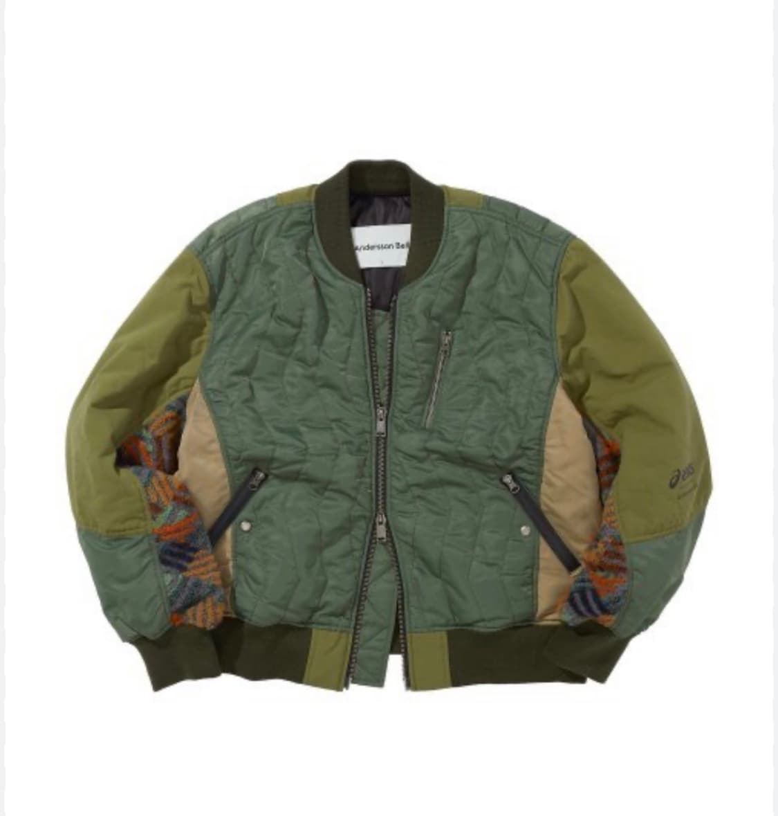 아식스 앤더슨벨 콘트라스트 봄버ma1(L) 상품이미지1