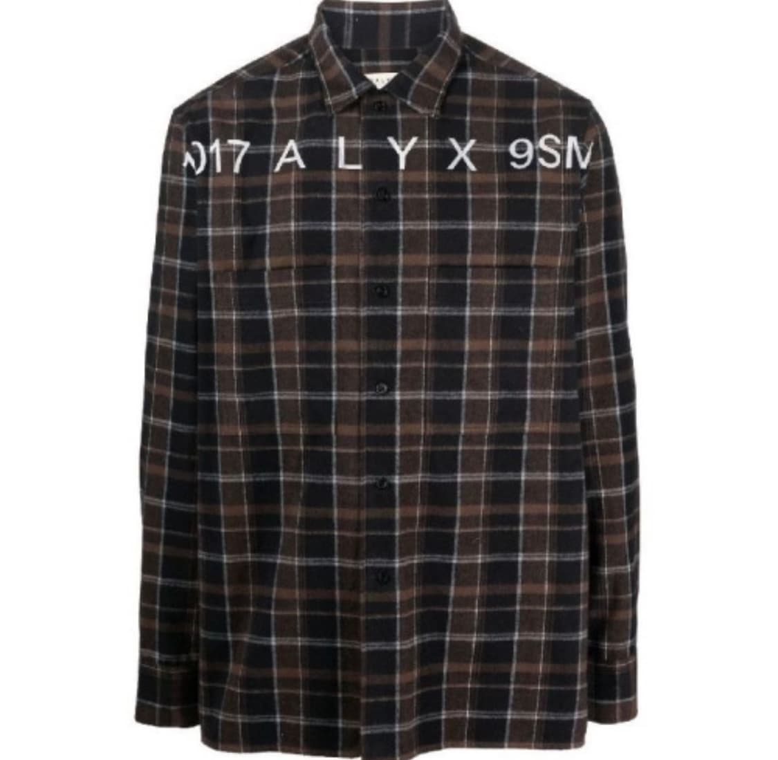 ALYX 알릭스 로고 체크 셔츠 상품이미지1