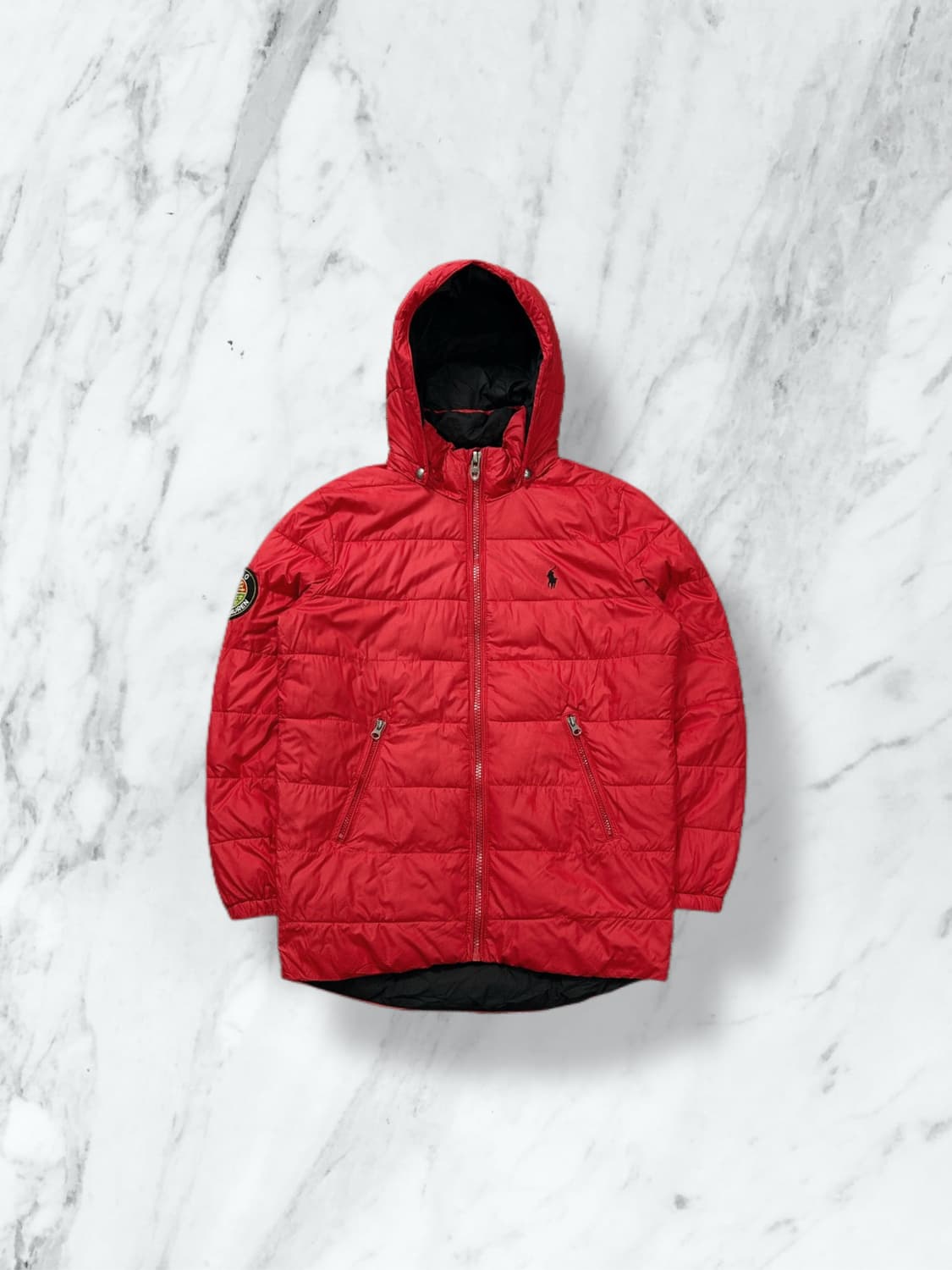 폴로 랄프로렌 포니 레드 패딩  상품이미지1