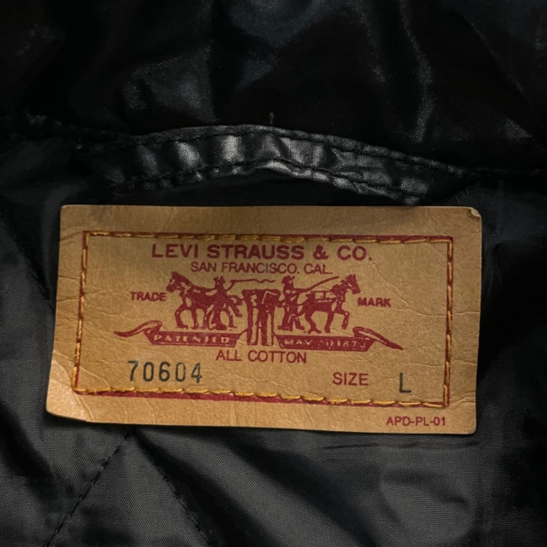 100 리바이스 재팬 트러커 패딩 자켓  상품이미지3