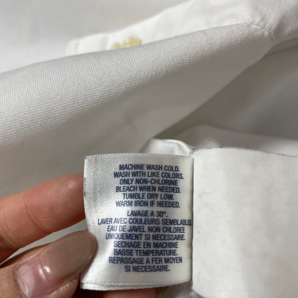 폴로랄프로렌 빅포니 화이트 긴팔 셔츠 L(14-16) 상품이미지9