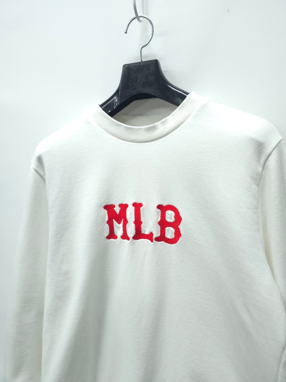 MLB로고 화이트 맨투맨 (남성95) 상품이미지3