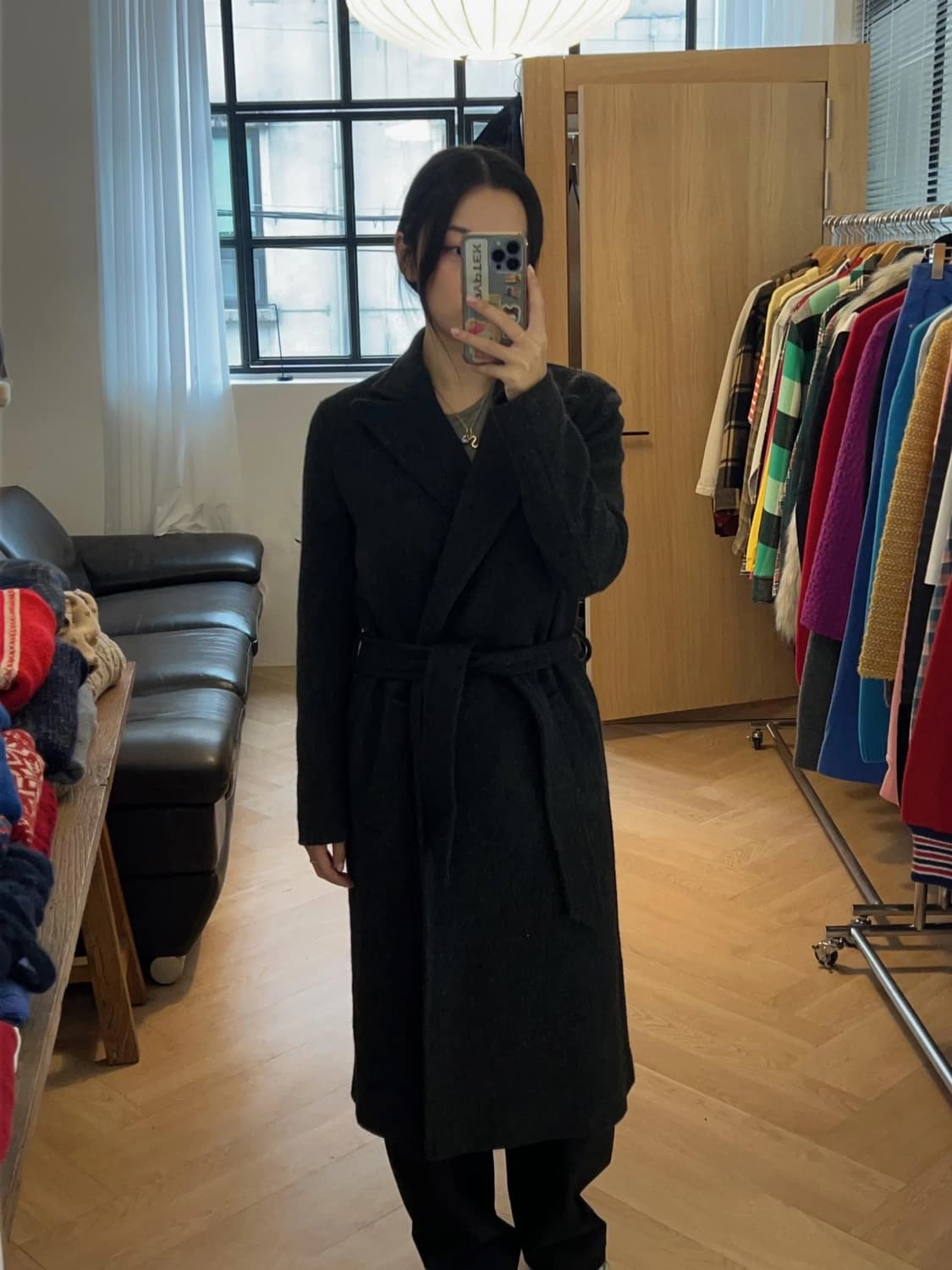 폴로 해링본 코트 상품이미지4