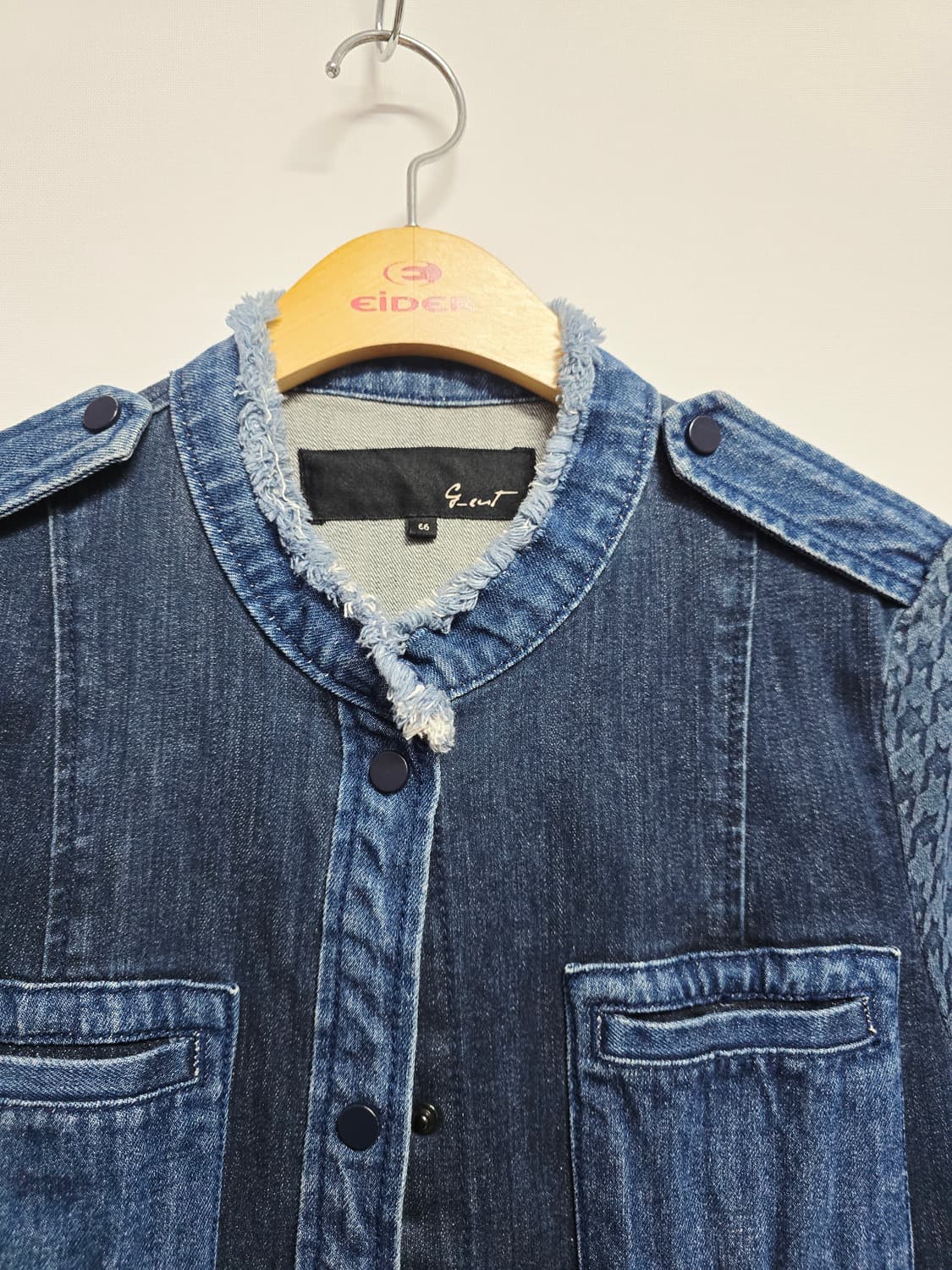 지컷 데님 패치 자켓66 상품이미지2