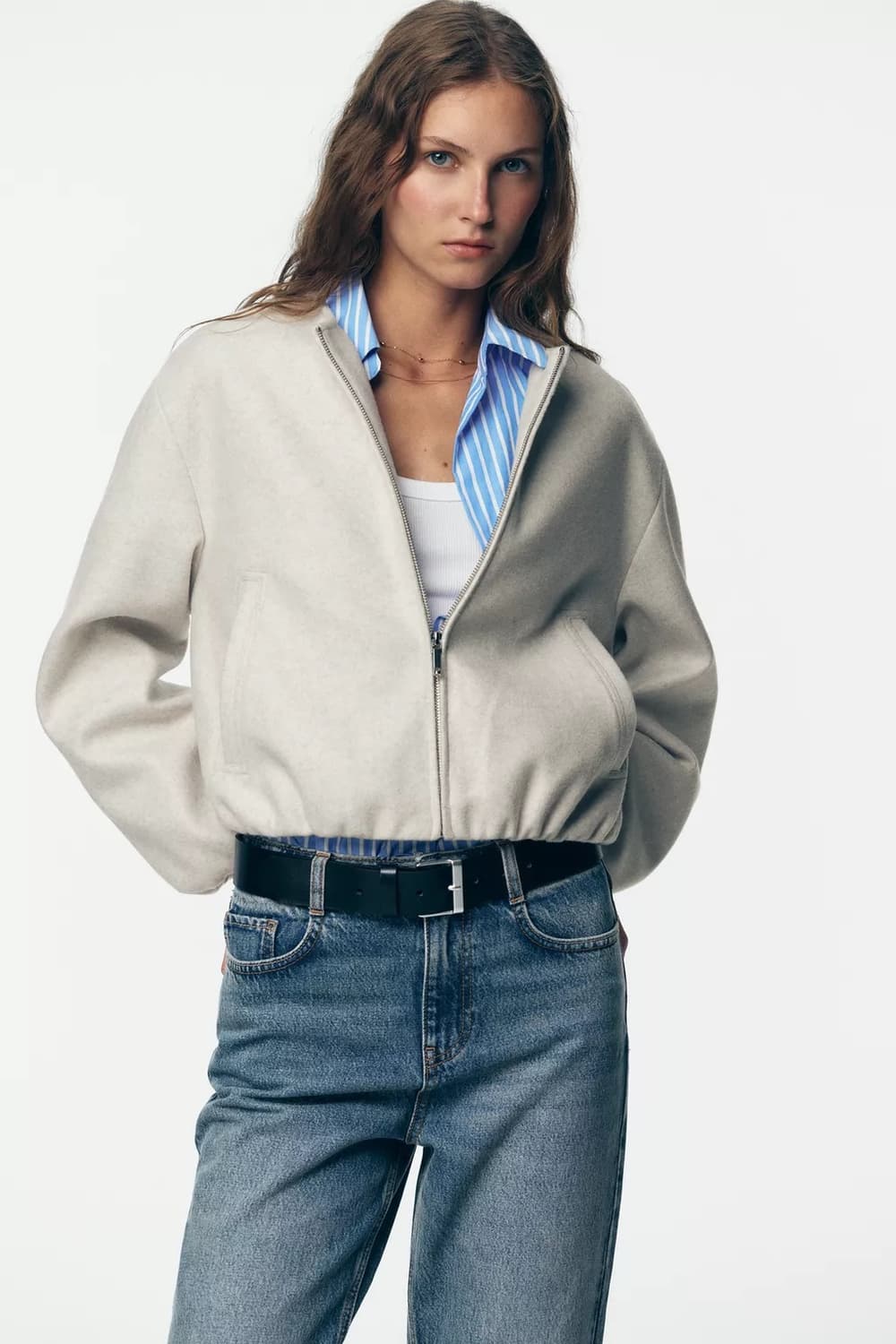 자라 소프트 봄버 자켓 XS 상품이미지2