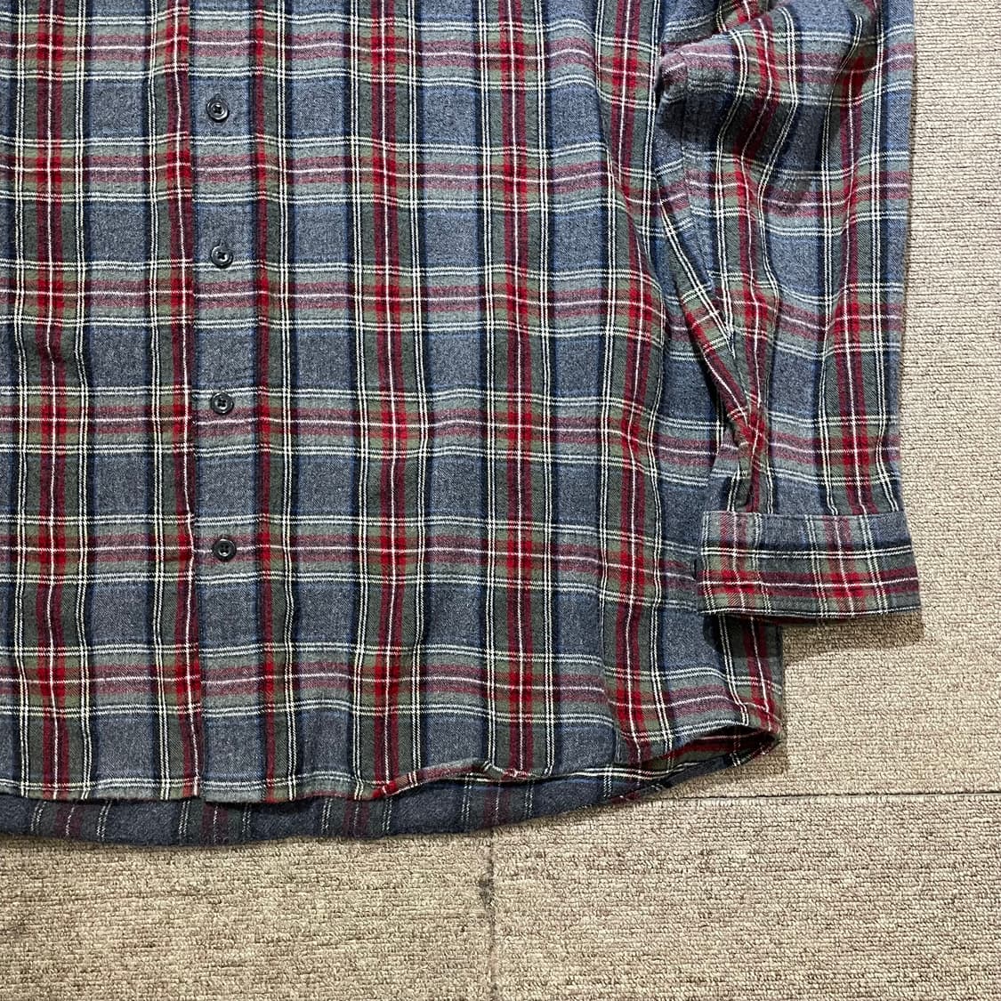 (XL) L.L.Bean 엘엘빈 플란넬 체크 셔츠  상품이미지7
