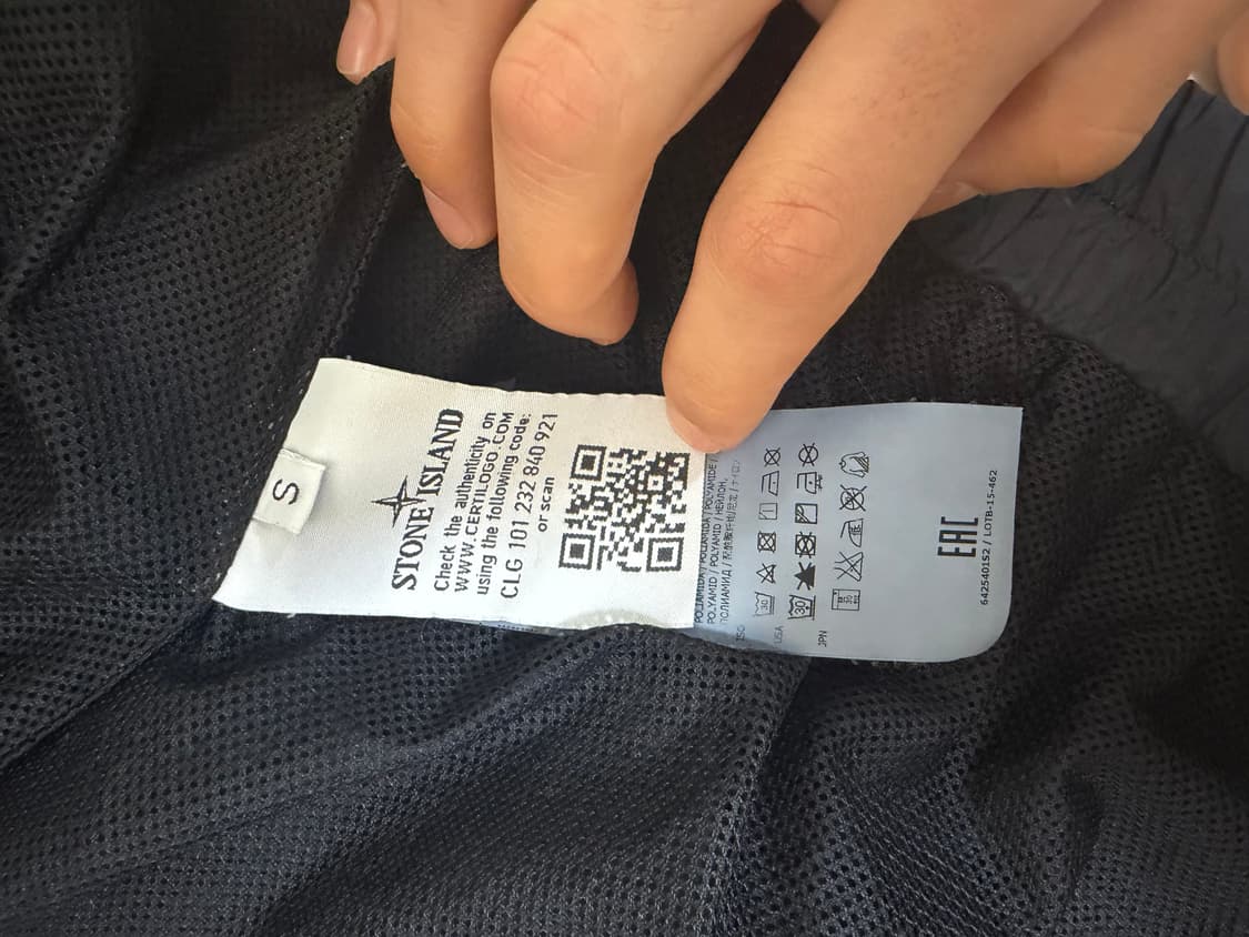 스톤아일랜드x슈프림 나일론메탈 바람막이 s 상품이미지3